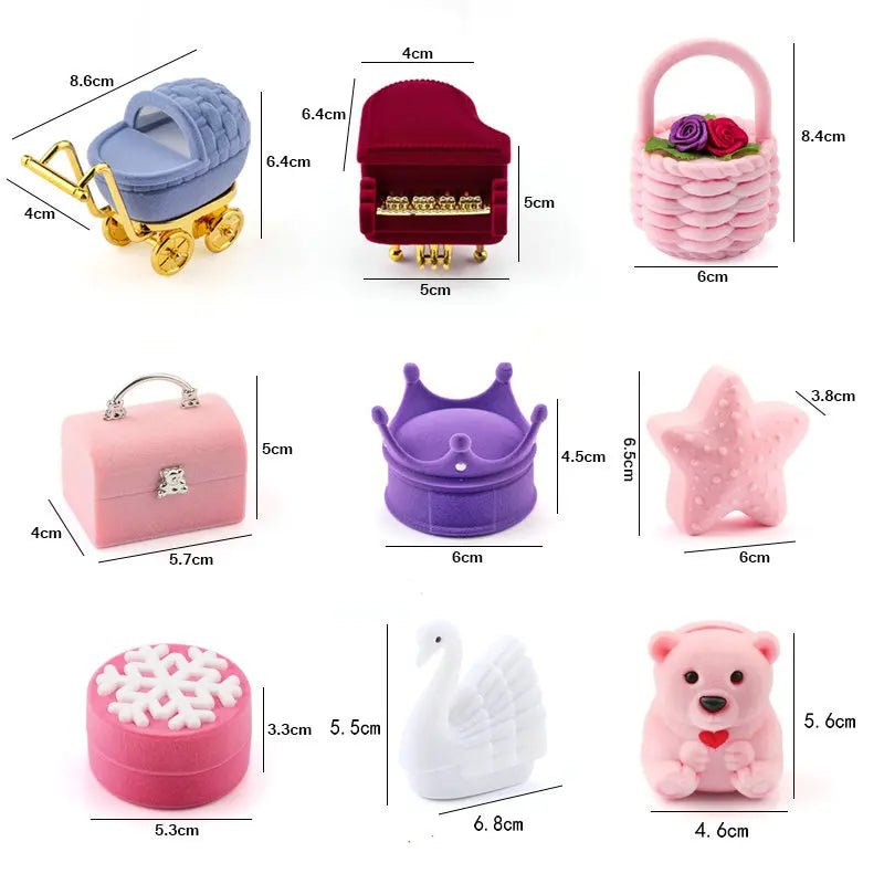 One Piece Velvet Jewelry Box - Pop&