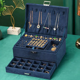 Velvet Jewelry Organizer Box - Pop&