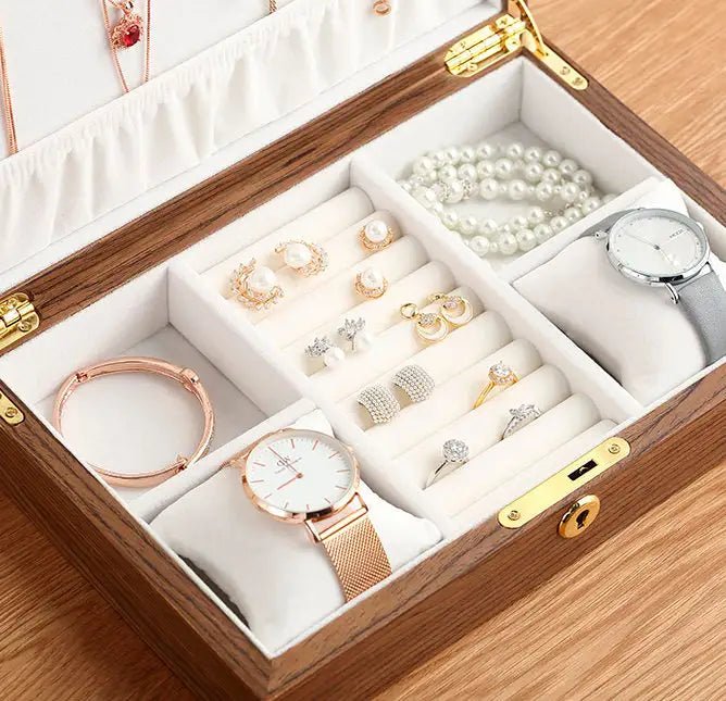Wooden Jewelry Box/Jewelry Holder - Pop&