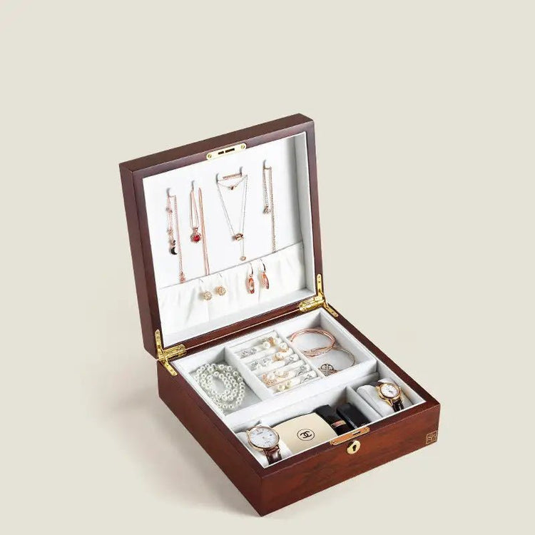 Wooden Jewelry Box/Jewelry Holder - Pop&