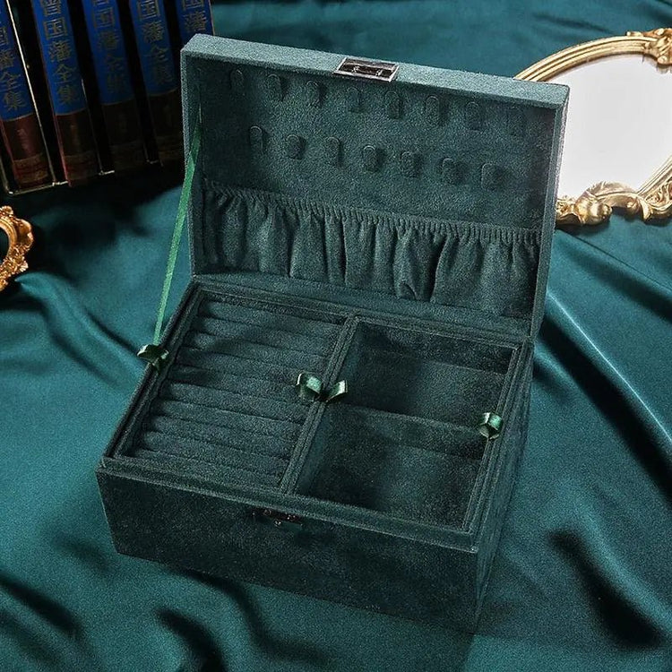 Velvet Jewelry Organizer Box - Pop&