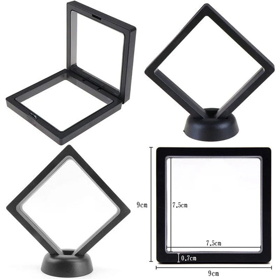 3D Floating Picture Frame Shadow Box Jewelry Display Stand - Pop&
