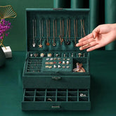 Velvet Jewelry Organizer Box - Pop&