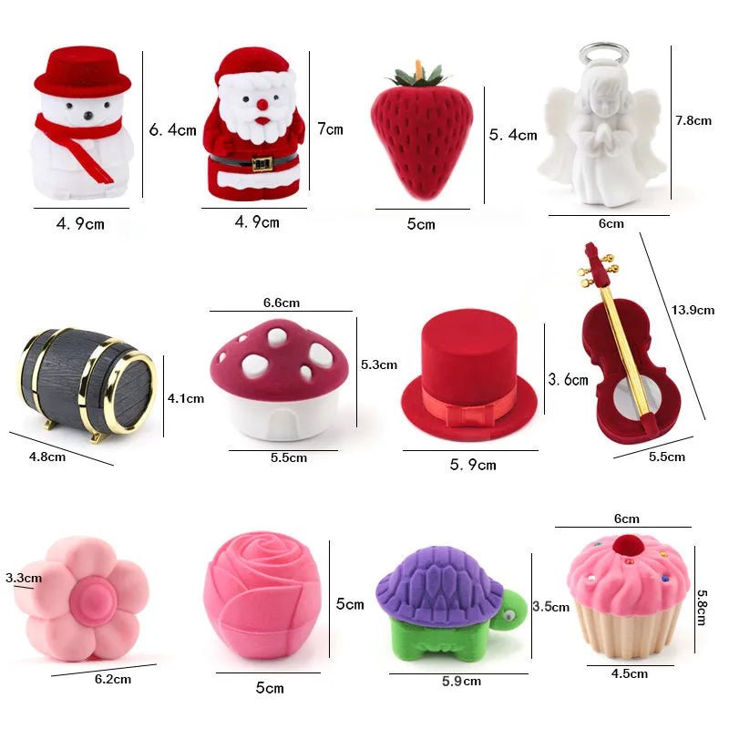 One Piece Velvet Jewelry Box - Pop&