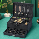 Velvet Jewelry Organizer Box - Pop&