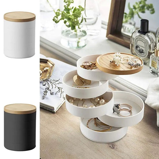 Nordic 5 Layers Rotatable Jewelry Box - Pop&