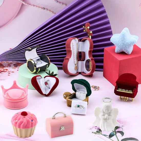 One Piece Velvet Jewelry Box - Pop&