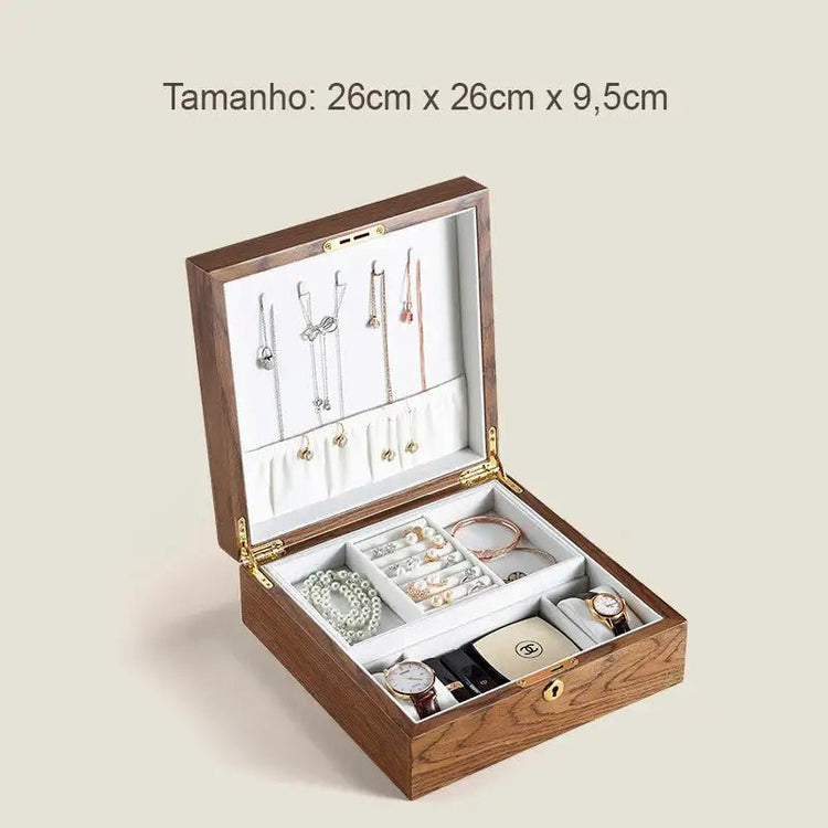 Wooden Jewelry Box/Jewelry Holder - Pop&