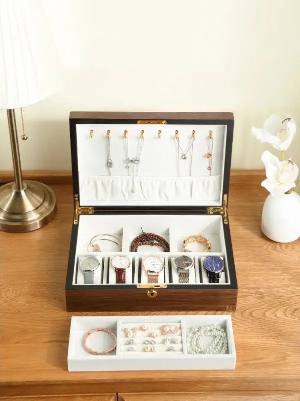 Wooden Jewelry Box/Jewelry Holder - Pop&