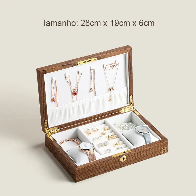 Wooden Jewelry Box/Jewelry Holder - Pop&